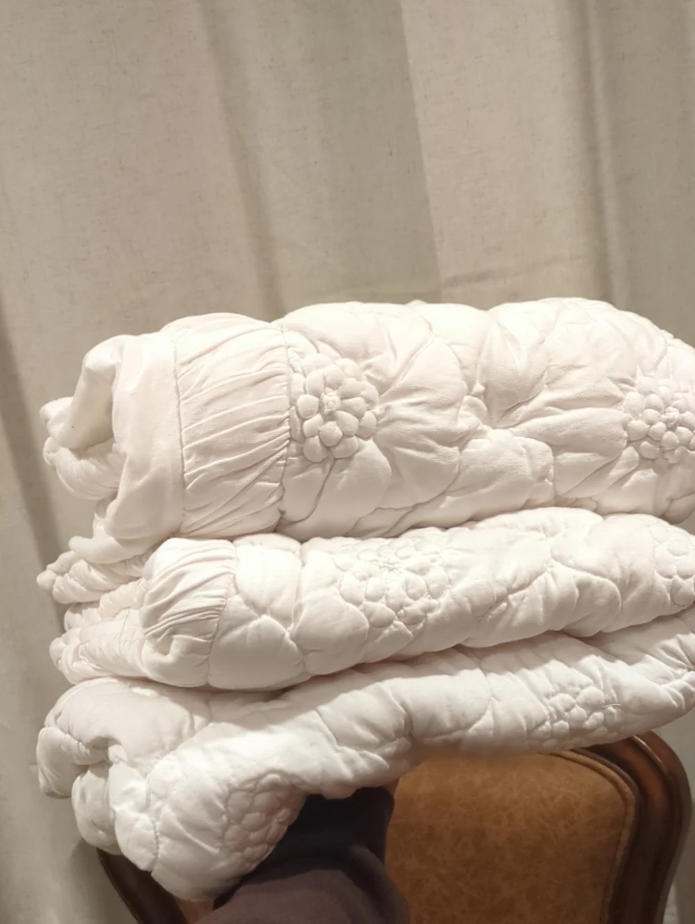2 Anthropologie Dahlia 100% Cotton Jersey Floral Quilt Pillow Cases